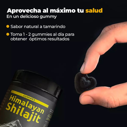 Shilajit Puro del Himalaya™- Eleva tu energía y optimiza tu rendimiento diario.