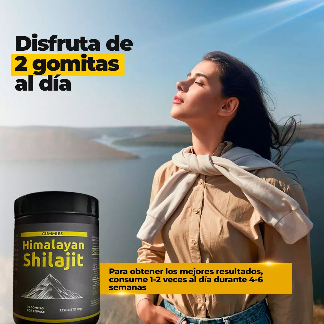 Shilajit Puro del Himalaya™- Eleva tu energía y optimiza tu rendimiento diario.